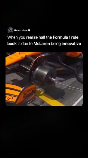 When you realize half the Formula 1 rule book is due to McLaren being innovative 😵 #formula1