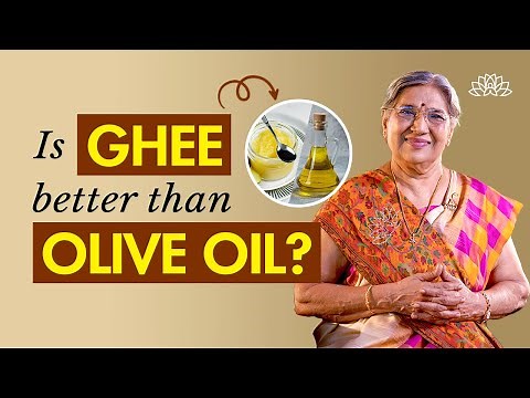Benefits of Ghee (clarified butter) & Olive Oil | Which one is better? | Best cooking oil?