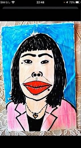 自分で描いたイラストを（石原さとみの似顔絵描いてたらこうなりました）AI生成動画作ってみた PART②