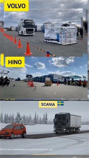 SCANIA vs VOLVO vs HINO: The Ultimate Brake Test!