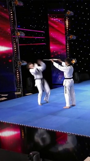 Wow! Everyone’s kungfu fighting! #kungfu #taekwondo #fighting #fight #skill #gottalent #stunts #wow #audition