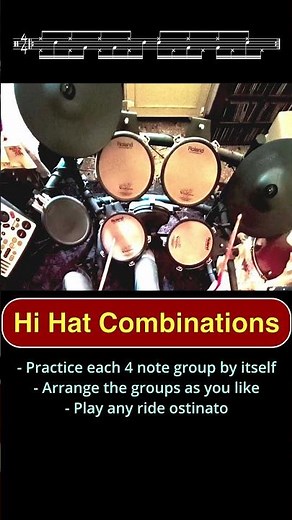 Next Level Hi-Hat Drills#shorts #drums