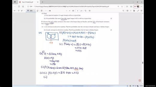 IB数学专题4 概率计算 Probability part 4