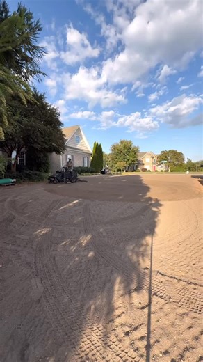 First step of 3 step “fine grade”… #grading #dirt #dirtwork #grader #abiforce #smoothlawn #smooth #slick #flat #leveling @abisportsturf @abi.attachments | GCI Turf