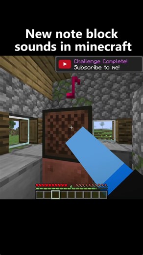 New note block Sound | #minecraft #gaming