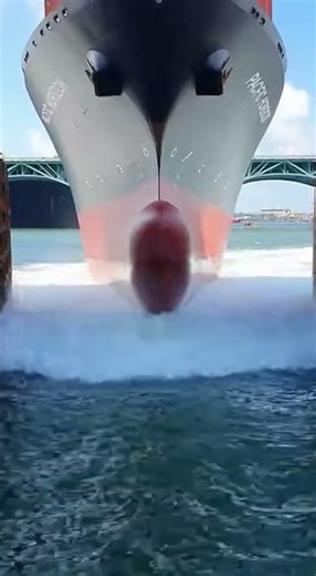 Colossal Container Ship Dry Dock Release