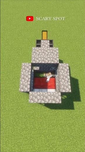 IRON FARM Simple and easy... #minecraft #minecraftfarms #scaryspot