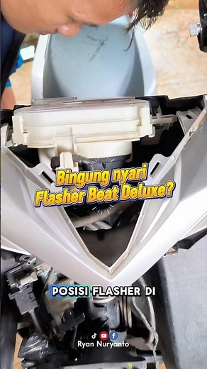 Install fast blinking flasher on beat deluxe #beatdeluxe #beatmodification