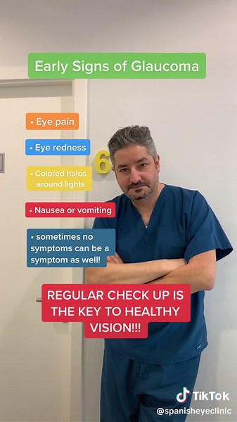 Early Signs of Glaucoma #eyedoctor #eyehealth #glaucoma #glaucomasymptom #eyeclinic #spanisheyeclinic #eyehealthmatters #eyecondition #healthylifestyle #diagnose #mydubai