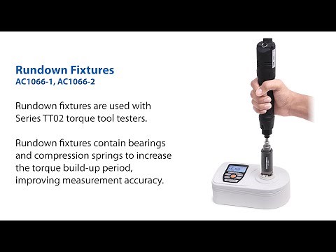 Torque Tester Tip - How to Use a Rundown Fixture