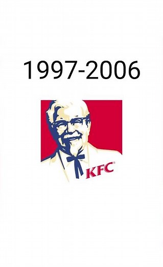 KFC logo evolution #logoevolution #logohistory #kfc #food