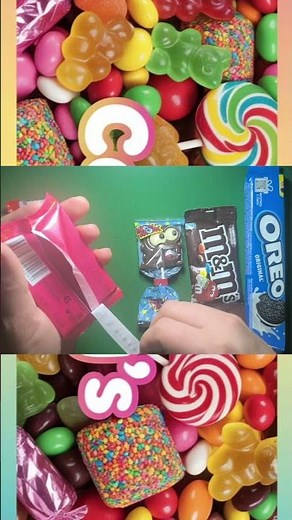 ASMR Most Popular Candies / Lots of Colorful Rainbow Lollipop Candy / Chocolate Unwrapping & Eating