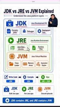 JDK, JRE, and JVM Explained Simply #JDK #JRE #Java
