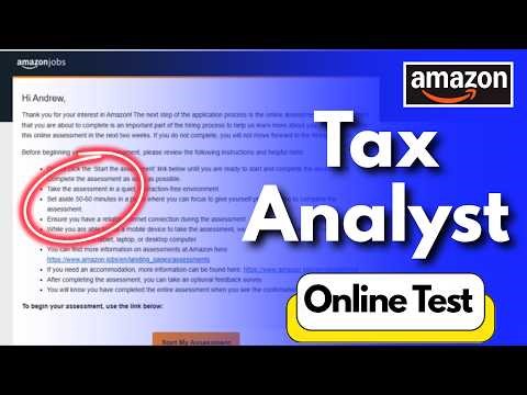 Amazon Tax Analyst Hiring 2026 | Get the Real Amazon Assessment Answers | Tax Compliance Analyst VAT