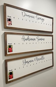 Custom Personalized Prek-12 School Picture Display Sign-school Years Sign - Etsy