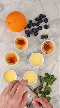 Christmas Dessert 🎄 Crème Brûlée, a dreamy dessert recipe
