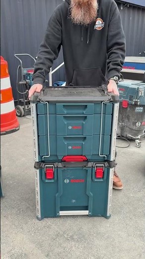 New Bosch L-Boxx Contractor 3-Pc. Storage System