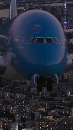 KLM Airbus A380 Shanghai 🇨🇳