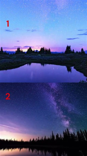 Whitch one is real or ai? star-time lapse