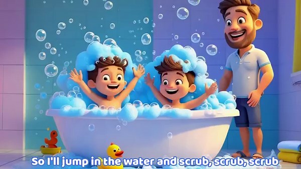 Bath Time Adventures! | Fun & Educational Bath Song for Toddlers