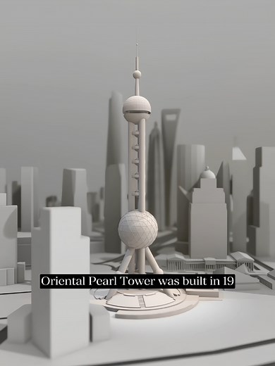 Inside the Structural Evolution of the Oriental Pearl Tower #engineering #history #story #foryoupage