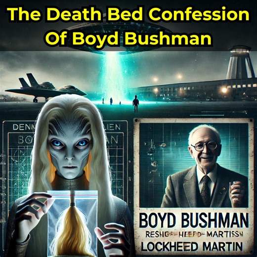 156K views · 3.9K reactions | The Death Bed Confession Of Scientist Boyd Bushman Regarding Aliens #aliens #boydbushman #bushman #ufo | The Extraterrestrial Library | Facebook