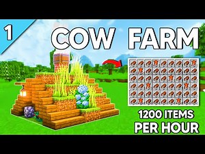 BEST NATURAL Cow Farm BUILDING 1.21 Java Tutorial
