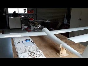 Duo Discus 4m Glider Flight Controls Test