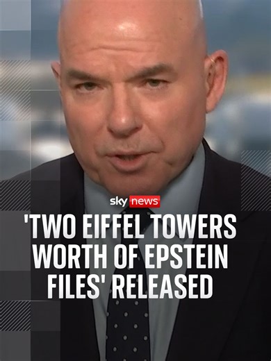 Sky News' James Matthews reacts to the new batch of Epstein files, which the U.S. deputy attorney said consists of
