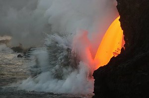 474K views · 4.6K reactions | Watch: Giant lava stream exploding into ocean in Hawaii | The Times of India | Facebook
