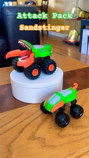 Attack Pack || Sandstinger #toyreview #hotwheels #90snostalgia #toyscommunity #monstertruck #toys