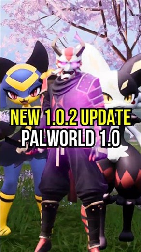 Palworld Update 1.0.2 Changes Everything! 😳 #palworld #palworldupdate #shorts