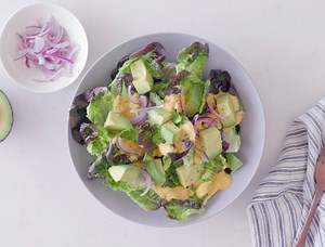 Salad with Carrot & Ginger Dressing Recipe - goop