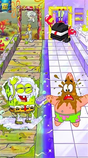 Old SpongeBob Vs Young Patrick Star fight #spongebob #gaming