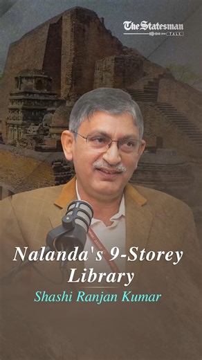 🎥 | Was there evidence of a 9-storey library in Nalanda University? Author, bureaucrat Shashi Ranjan Kumar says it was seen by Chinese monk Xuanzang. As mentioned in ancient Sanskrit text on architecture Manasara. Watch Full Podcast Now- https://youtu.be/1JiUPlvy6wY #DeclineofHinduCivilisation #Nalanda #Architecture #NalandaUniversity #IndianHistory #NalandaUniversityHistory #TheStatesman [Shashi Ranjan Kumar, Nalanda, Nalanda University, Nalanda University History, Ancient History, Indian Hist