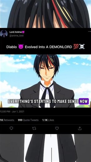 He☠️Evolved Into A DAEMONLORD 💯☠️ #anime #animemoments #animeedit #shorts