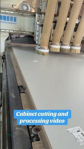 Cabinet processing video / Custom wardrobe processing video / CNC cutting machine