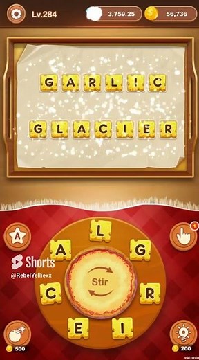 Word Cheese Level 284