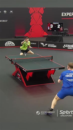 Unbelievable Table Tennis Defense by Alexis Lebrun