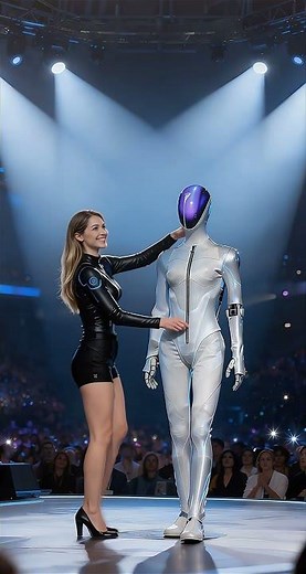 人形机器人A hot female humanoid robot #kongfu #kungfu #funny #搞笑恶搞#机器人