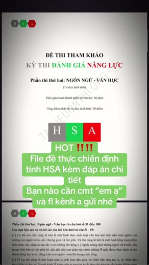Bạn nào cần cmt và fl kênh nhe #dgnl #hsa #vnu #xuhuong2026 #CapCut