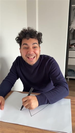 The pasta lady is teaching his students how to draw a star ⭐️✏️