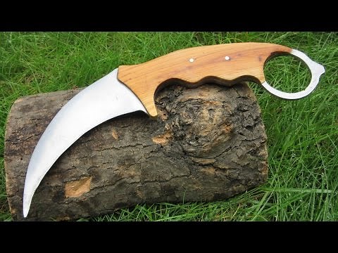 Making a Karambit From an Old Saw