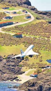 Concorde Battles Strong Gusts During Short Runway Landing! | IronGaming
