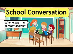 English Conversation in School 🏫 | Easy Conversation