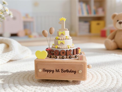 Wooden Train Music Box, Custom Baby Shower & Birthday Gift for Kids - Etsy