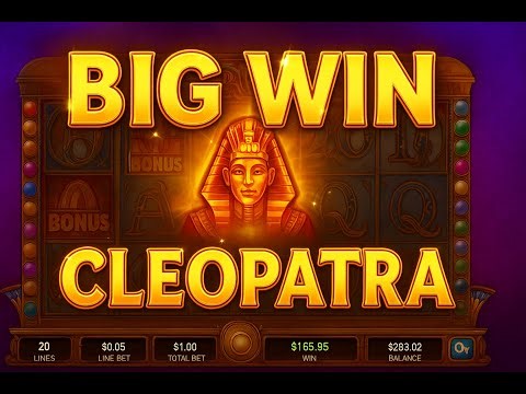 “BIG WIN on Cleopatra!”