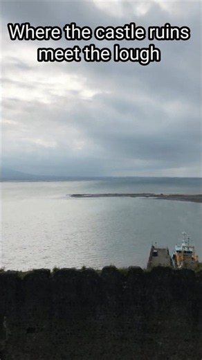 Exploring Carlingford Castle ruins