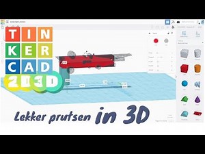 Prusten in 3D met TinkerCad