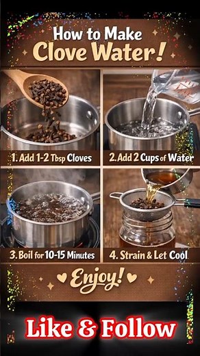 How to Make Clove Water